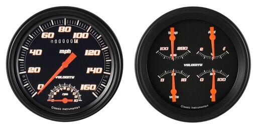 Velocity Black​ Series​ 4 5/8" Ultimate Speedometer & Quad