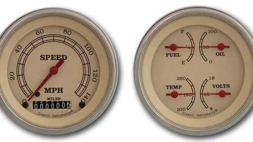 Vintage Series 3 3/8" Speedo & Quad