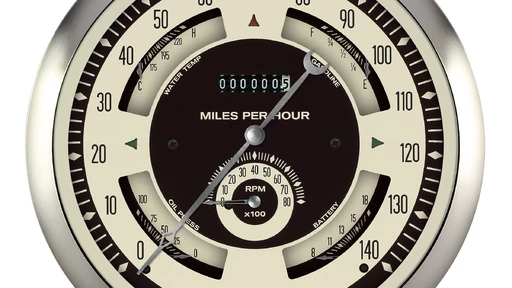 Nostalgia VT Big Ol' Gauge 7 5/8" allt-i-ett-mätare