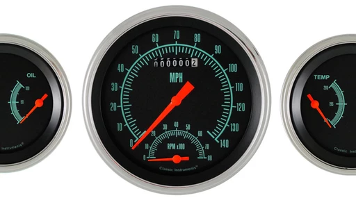 G-Stock 4 5/8"Speedtachular Speedo/Tachometer & 2