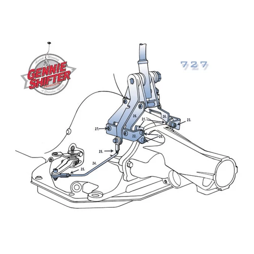 Gennie shifter bracket