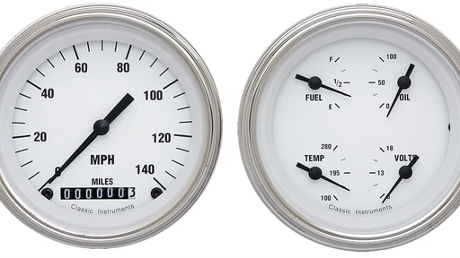 White Hot Series 3 3/8" Speedo & Quad