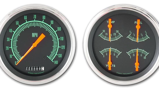 G-Stock Series 4 5/8" Speedometer & Quad